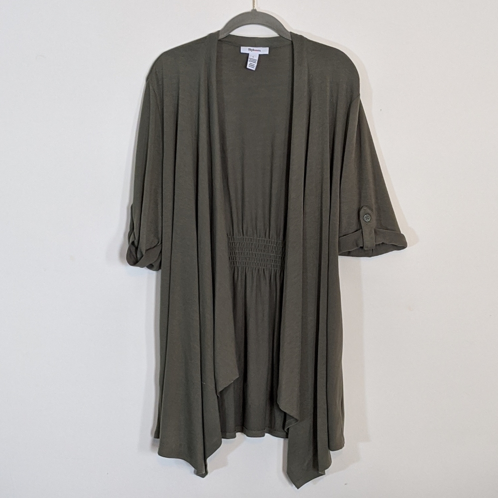 Army Green Cardigan